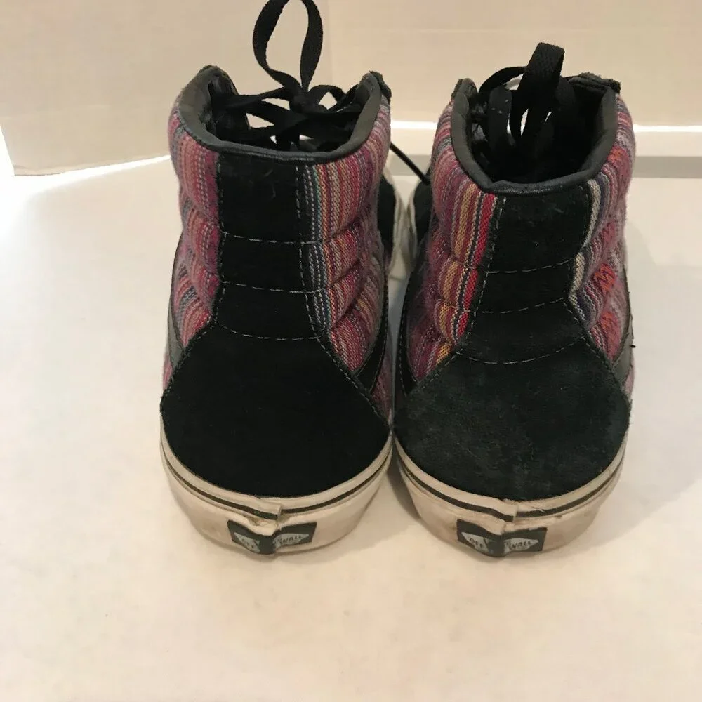 VANS UNISEX HI GUATE WEAVE SHOES SIZE MALE 10.5 FEMALE 12